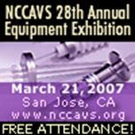 NCCAVS 28th Annual Vacuum Equipment Exhibition