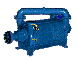 Hydro liquid ring vacuum pump