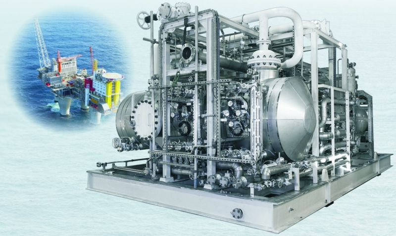 NASH liquid ring compressors for offshore operation